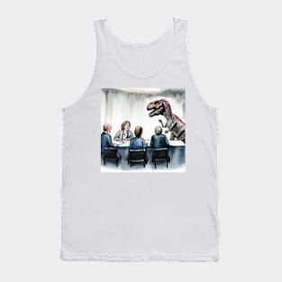 T-Rex Business Meeting Tank Top